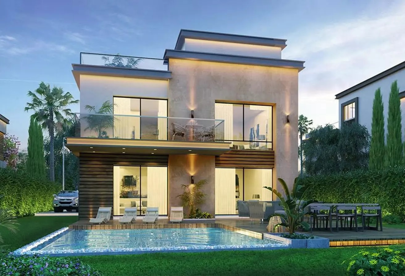 Villas for sale 5 bedrooms in Azar Compound 400 meters