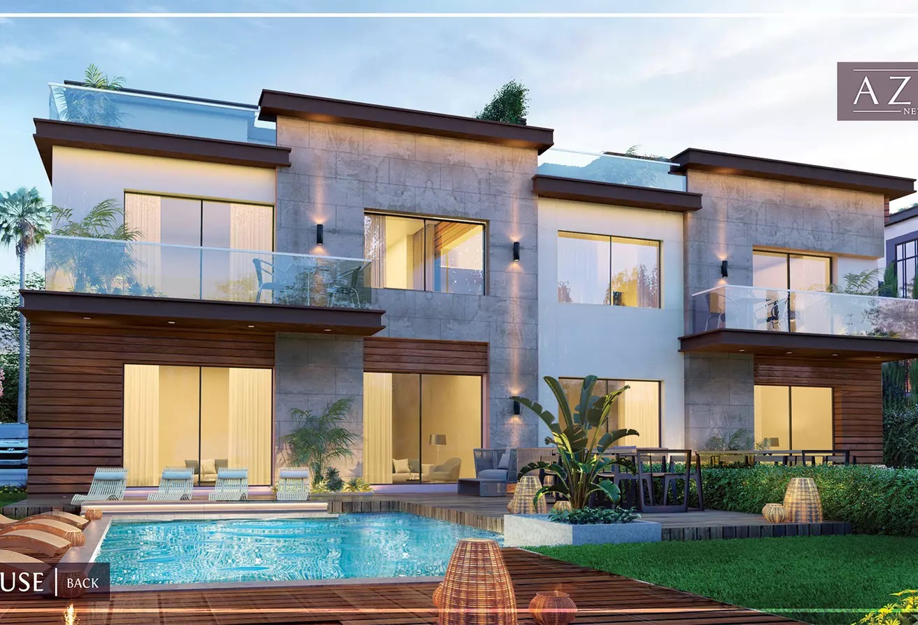 Villas for sale 5 bedrooms in Azar Compound 400 meters