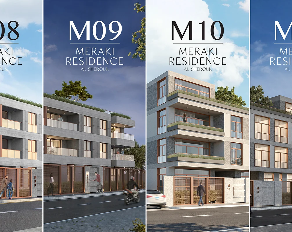 Own an apartment with 15% down payment in El Shorouk City within the Meraki Residence project