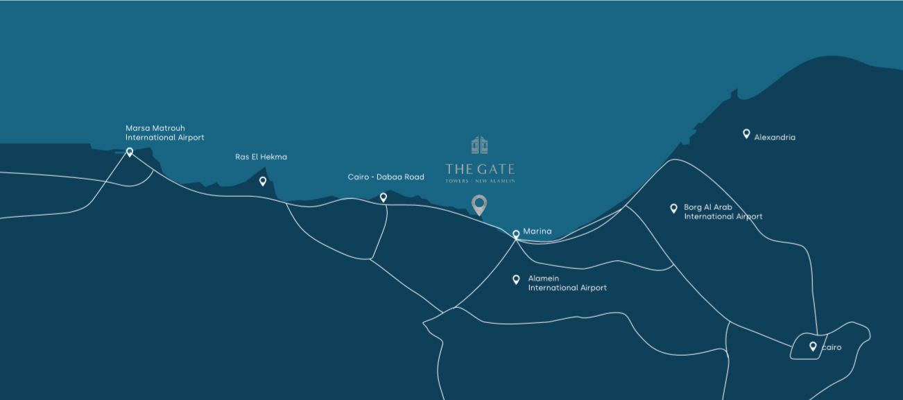 Apartment for sale 136m in New Alamein Towers at an incredible price