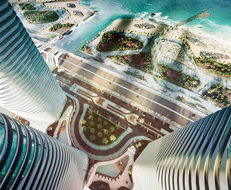 Apartment for sale 136m in New Alamein Towers at an incredible price