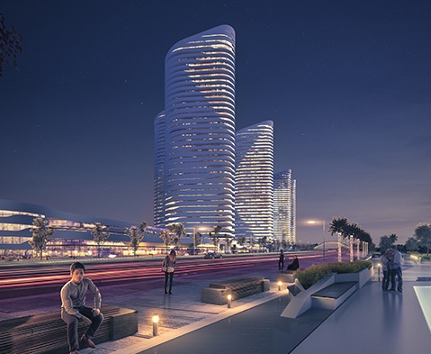 Apartment for sale 136m in New Alamein Towers at an incredible price