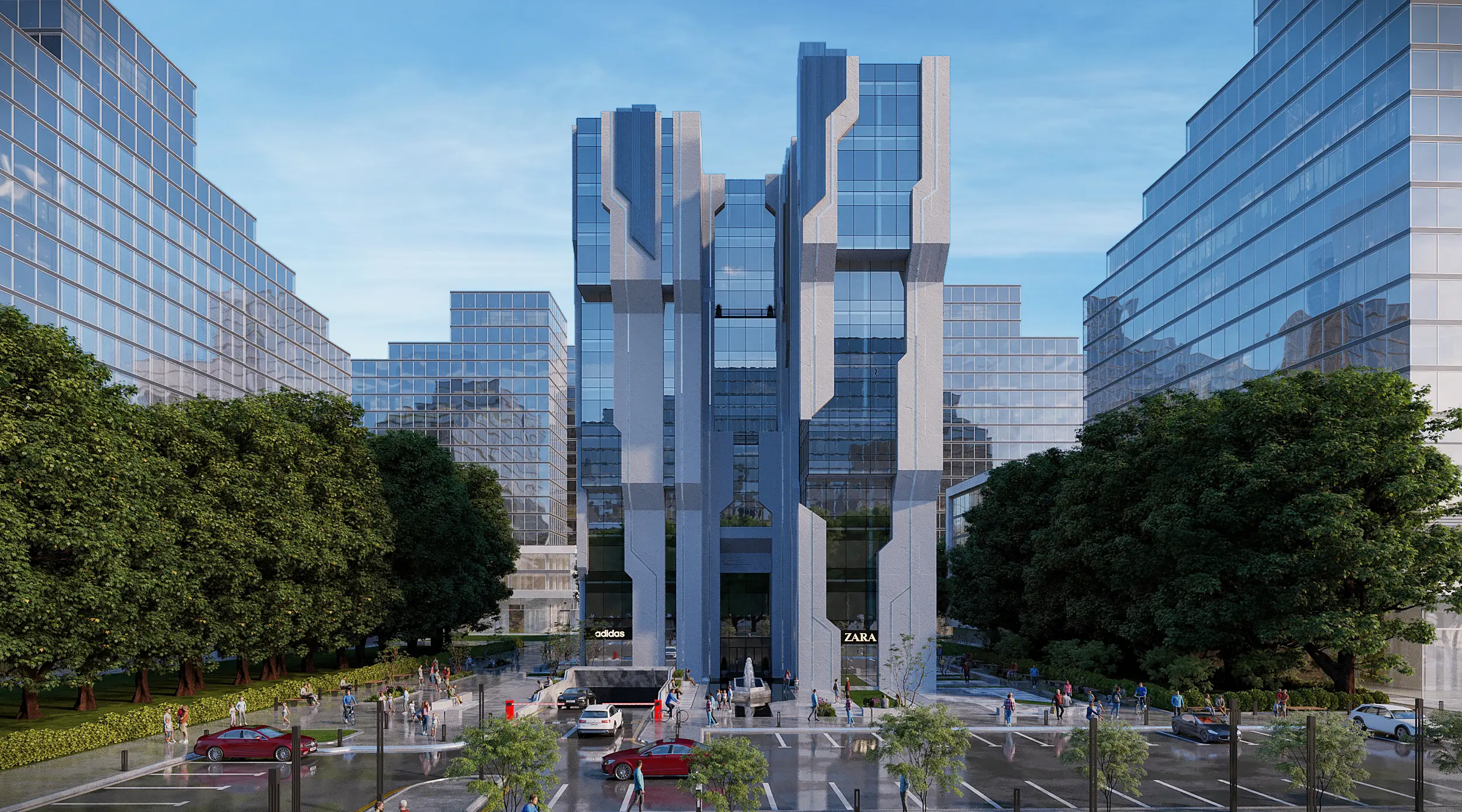 احجز في بارق تاور العاصمة الإدارية الجديدة محل بمساحة 55 متراً